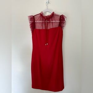 Red dress, size european 38